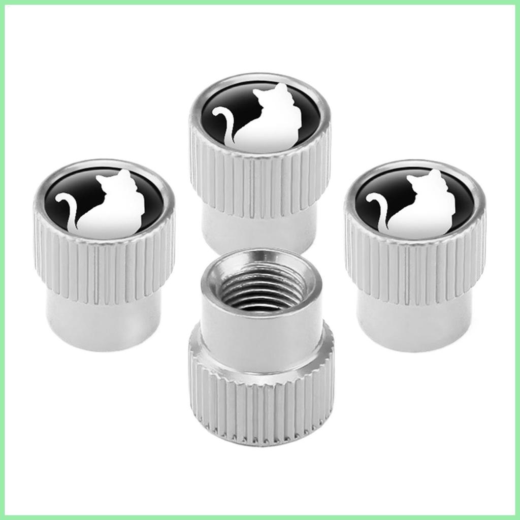 Lốp Van Mũ Mèo Con Họa Tiết Lốp Van Thân Nắp 4X Hạng Nặng Tự Động Bánh Xe Phần Bao Phụ Kiện Cho lami