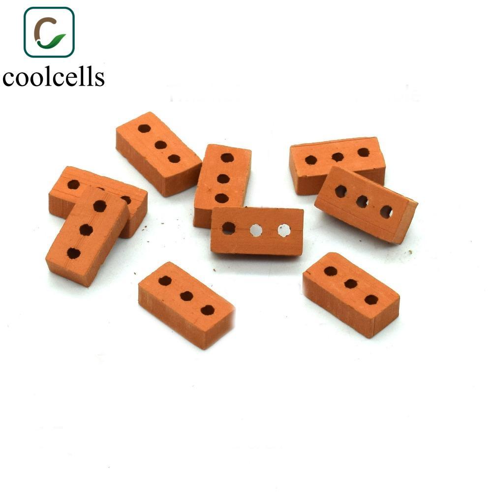 COOLCELLS Đồ chơi gạch giả DIY, Mô hình gạch mini thật 1 / 12 1 / 16, Gạch thu nhỏ bê tông Mô phỏng 