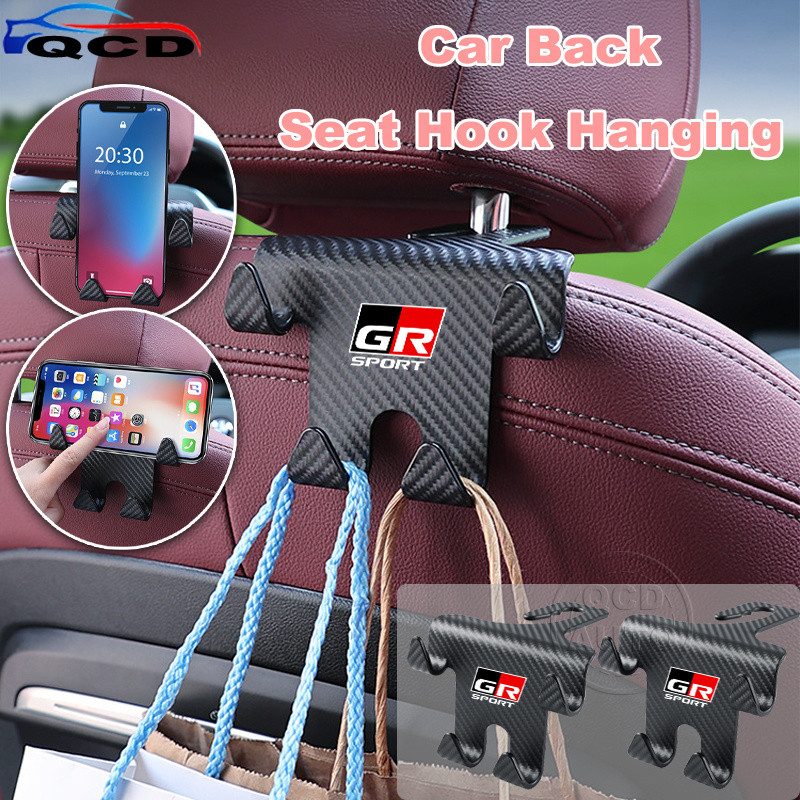 Toyota GR Sport Car Back Seat Hook Treo Tiết Kiệm Không Gian Bốn Móc Lưu Trữ Giá Đỡ Điện Thoại Di Độ