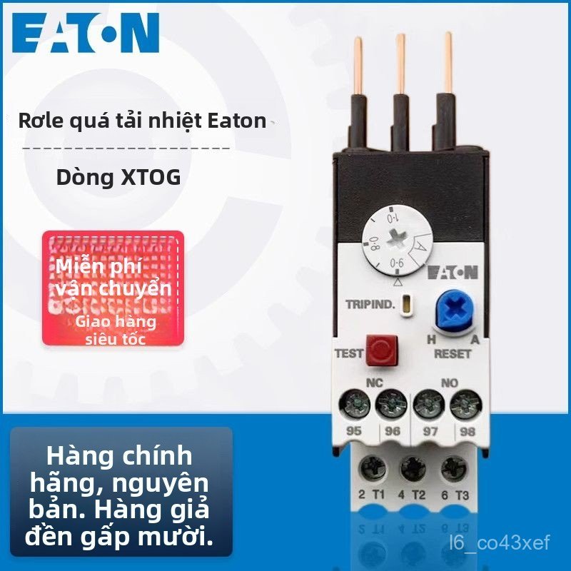Rơ le nhiệt EATON Eaton Moeller XTOG001BC1 016CC1 bảo vệ động cơ quá tải quá nhiệt