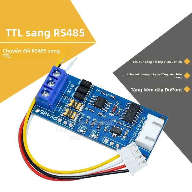 Module TTL sang RS485 chuyển đổi RS485 TTL vi điều khiển tự động dòng phần cứng giao nhanh