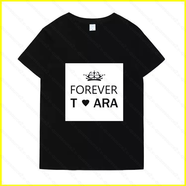T-ara KPOP tee Lee Ji Hyun ELSIE Hyomin Áo thun ngắn tay mùa hè