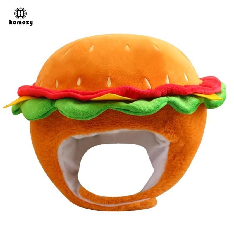 Mũ Hamburger Chất liệu đệm ngộ nghĩnh Mũ Burger Mũ nón trông thực tế cho bữa tiệc