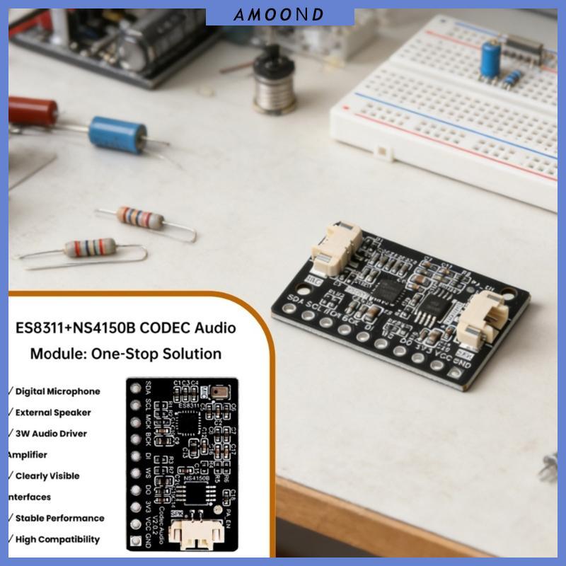 AMOOND ES8311 NS4150B 10Pin 2 54mm I2S I2C Micro Onboard để tích hợp dễ dàng