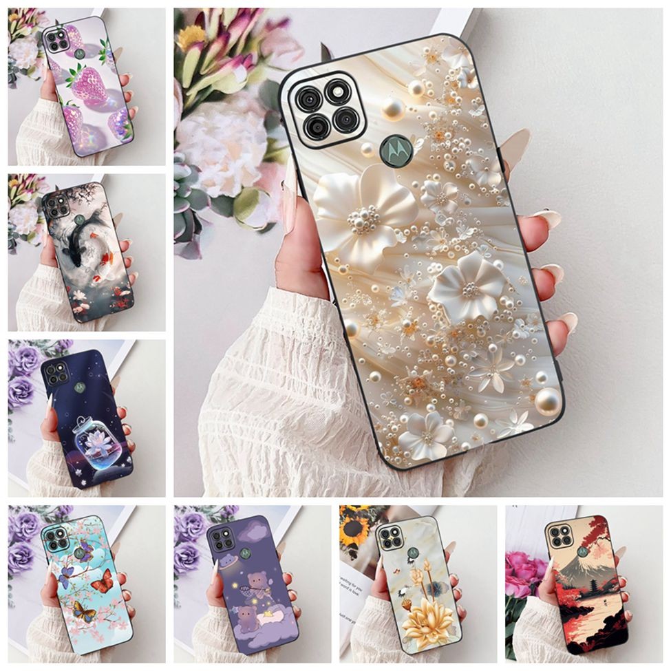 Moto G9 Power Cover Motorola Moto G9 Power Case Silicon Thời Trang Hoa Sang Trọng Dễ Thương Ngộ nghĩ