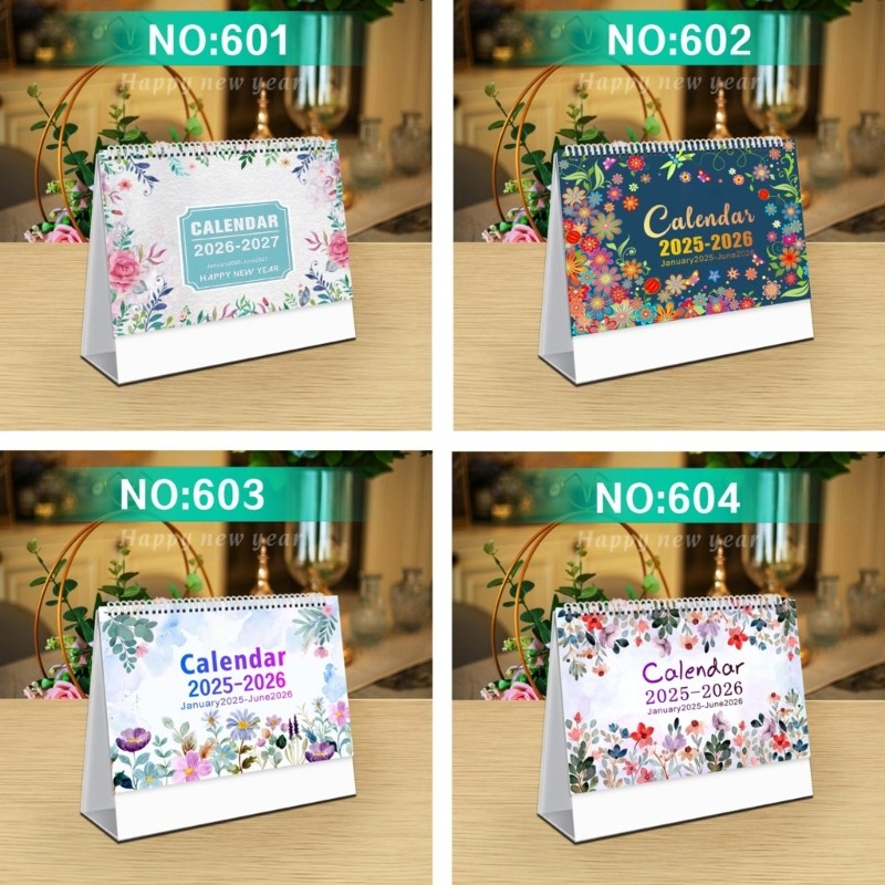 [CH] Lịch 2025-2026 Lịch để bàn 2025 Chạy từ tháng 1 năm 2025 đến tháng 6 năm 2026