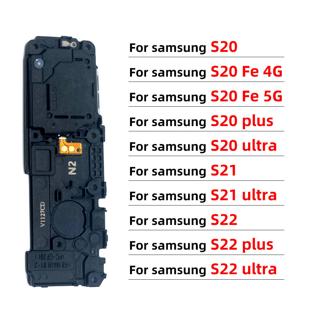 Phía Sau Đáy Buzzer Ringer Loa Dành Cho Samsung S22 S21 S20 ultra S20 Fe 4G 5G Loa Flex Cáp Sửa Chữa