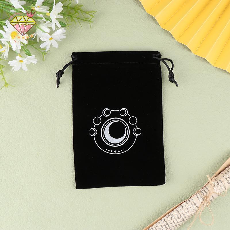 [DIAMONDWIND] 1Pc Velvet Tarots Oracle Cards Túi lưu trữ Runes Chòm sao Phù thủy Bói toán Phụ kiện T