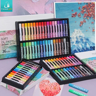  Bút sáp dầu màu bút sáp màu siêu mềm mịn cọ sơn dầu màu chuyên dụng cho hội họa 