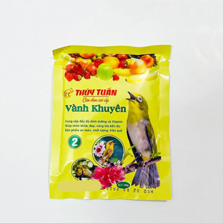 Combo 10 cám chim vành khuyên Thúy Tuấn số 2 -Thức ăn cho chim cảnh 100g-Tặng xúc cám Kabosa