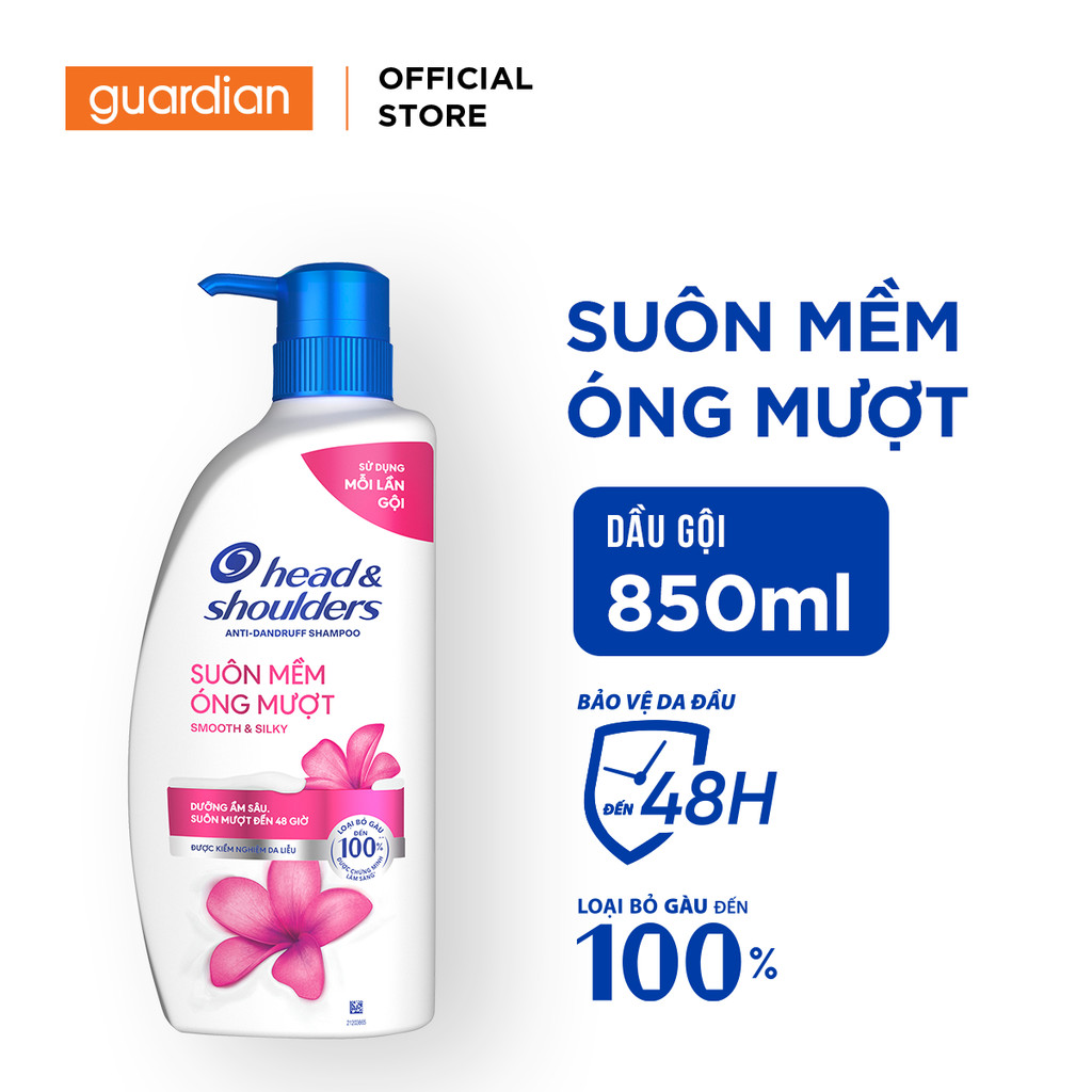 Dầu Gội Head & Shoulders Làm Sạch Gàu Suôn Mềm Óng Mượt 850Ml