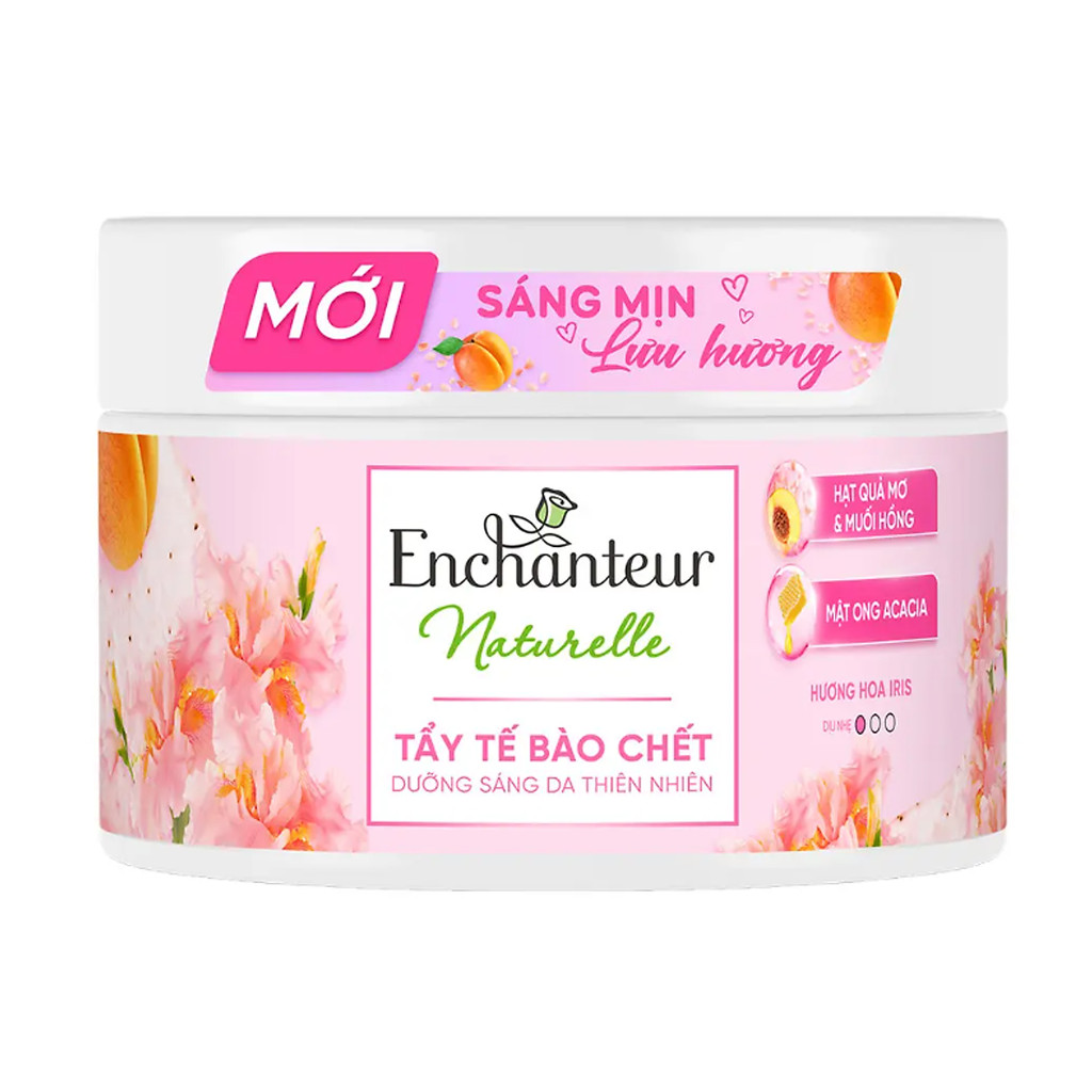 Tẩy Tế Bào Chết Toàn Thân Enchanteur Hương Hoa Iris 250g