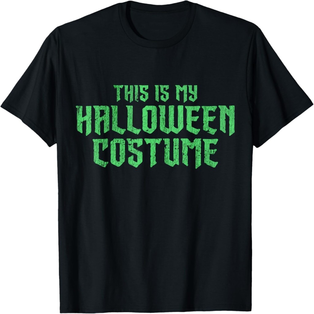 Áo thun This Is My Halloween Costume Funny Wo Boys Girls Lazy T-Shirt