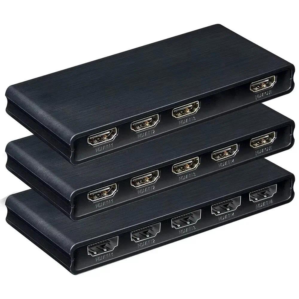 4K 60Hz 3x1 4x1 5x1 HDMI Switcher 4K 1x2 1x4 HDMI Splitter Video Switcher Nhà phân phối DVD PC sang 