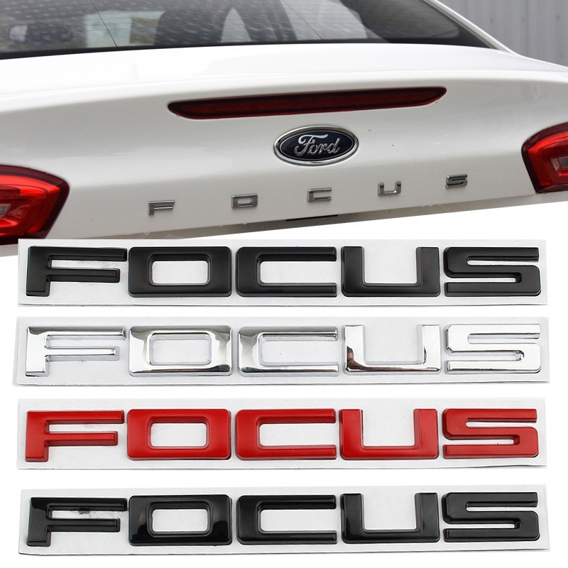 3D Kim Loại Ford 2019-2021 Mới Focus đuôi logo FOCUS lettler logo thay thế nhãn dán biểu tượng huy h