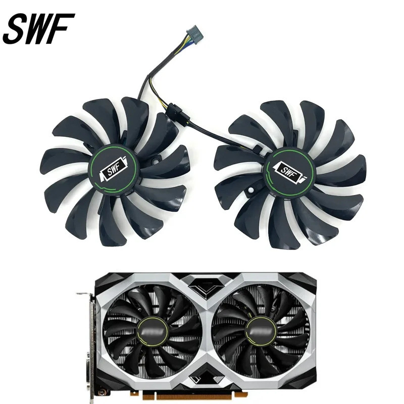 I-NEW 2 Cái / bộ 85MM HY-D09010SH HA9010H12SB-Z Quạt Thay Thế GPU Cho MSI GTX 1660 1660TI RTX 2060 V