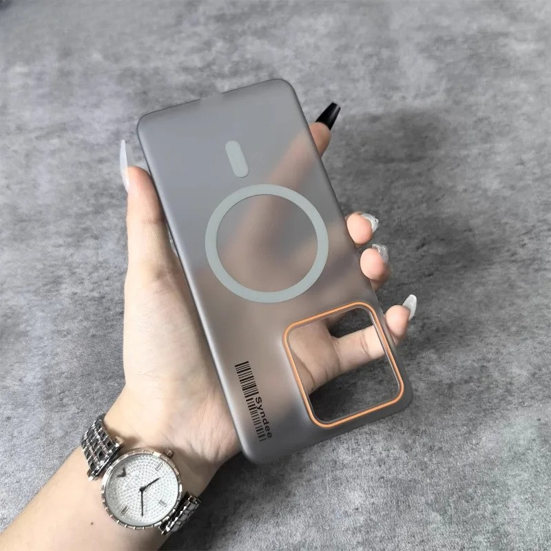 Dành Cho Motorola G15 G17 4G Sạc Không Dây Matte PC Trong Suốt Dành Cho Moto G17 Power Vỏ Cứng Chống