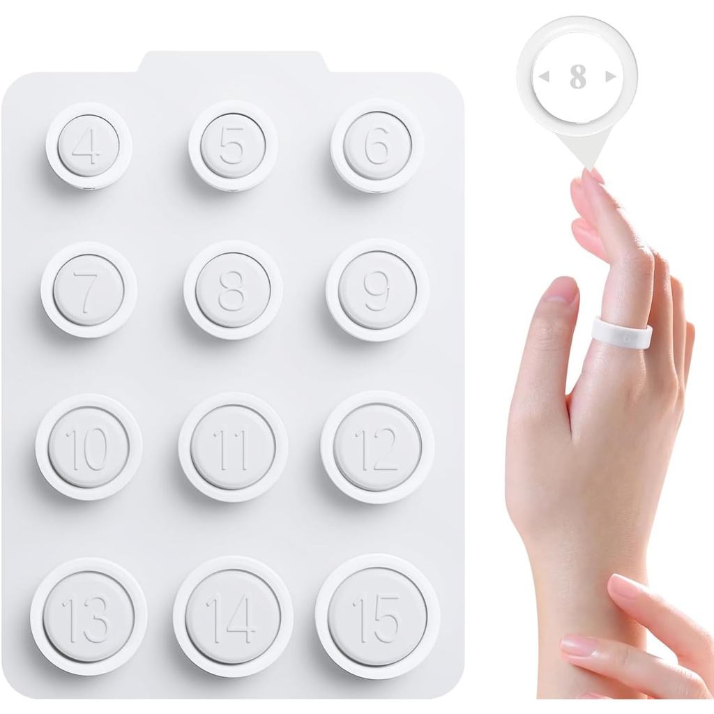 Bộ kích thước vòng 4 - Tương thích với Oura Ring4 | Tìm kích thước nhẫn hoàn hảo của bạn | Dụng cụ đ
