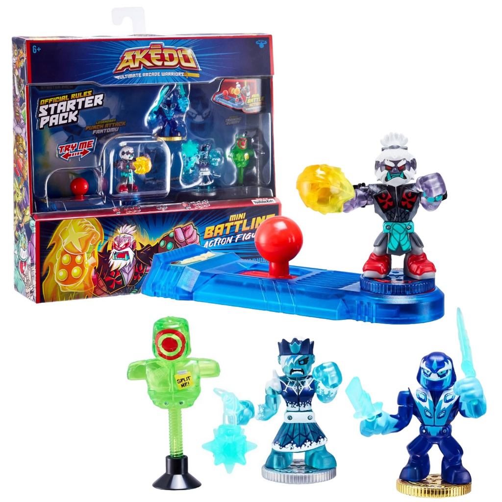 Akedo Ultimate Arcade Warriors Mini Battling Figure Pack