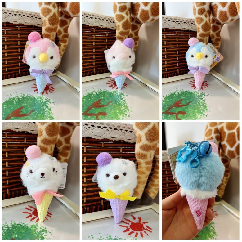 Ocean Baby Seal Penguin Polar Bear Penguin Dolphin Ice Cream Bag Charm#7. 3almao #