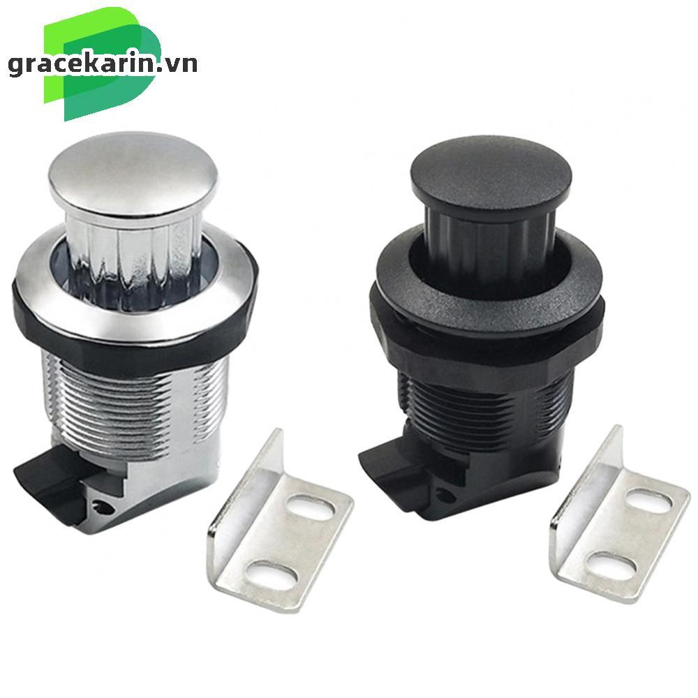 Embedded Push Button Cabinet Lock for RV Yacht Tables Drawers Cupboards