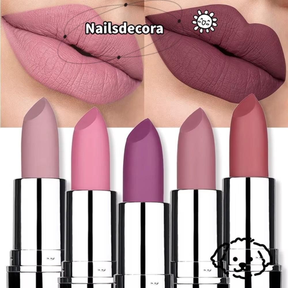 Son môi mờ NAILS, Son môi nhung 8 màu, Cốc chống dính lâu trôi Dễ dàng đeo Matte Lip Glaze Nữ