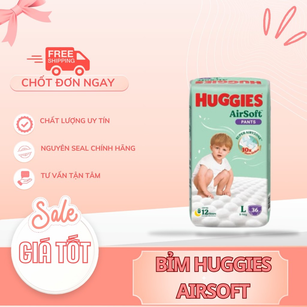 Tã/ bỉm Huggies Airsoft - Beebaby
