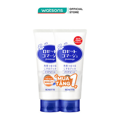 Combo 2 Tẩy Tế Bào Chết Rosette Gommage Clear Peel Thu Nhỏ Lỗ Chân Lông 180g