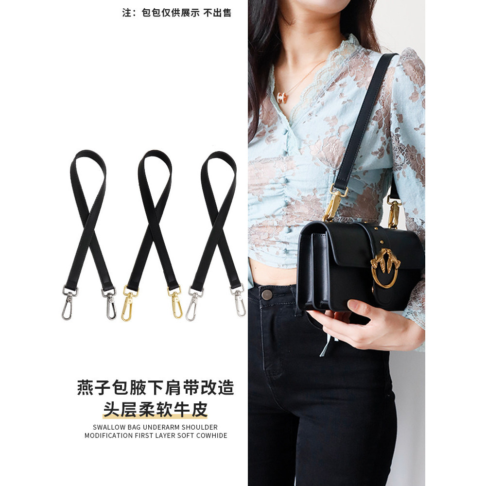 Yueshui Nuốt Túi Dây Xích Phụ Kiện Thay Thế Nách Da Thật Dây Đeo Vai PINKO Túi Đeo Vai Da Bò
