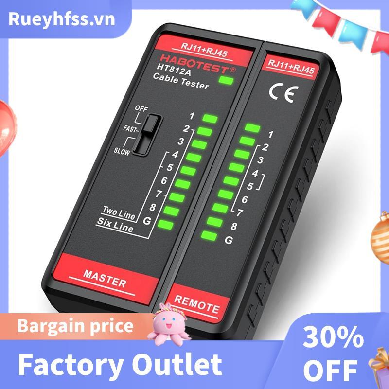 Máy kiểm tra cáp mạng HT812A, Kiểm tra liên tục đường dây điện thoại cáp cho CAT5 / CAT5E / CAT6 / C