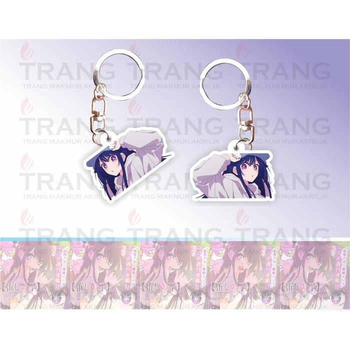 Gantungan Kunci Akrilik Oshi No Ko/Keychain Acrylic Oshi No Ko