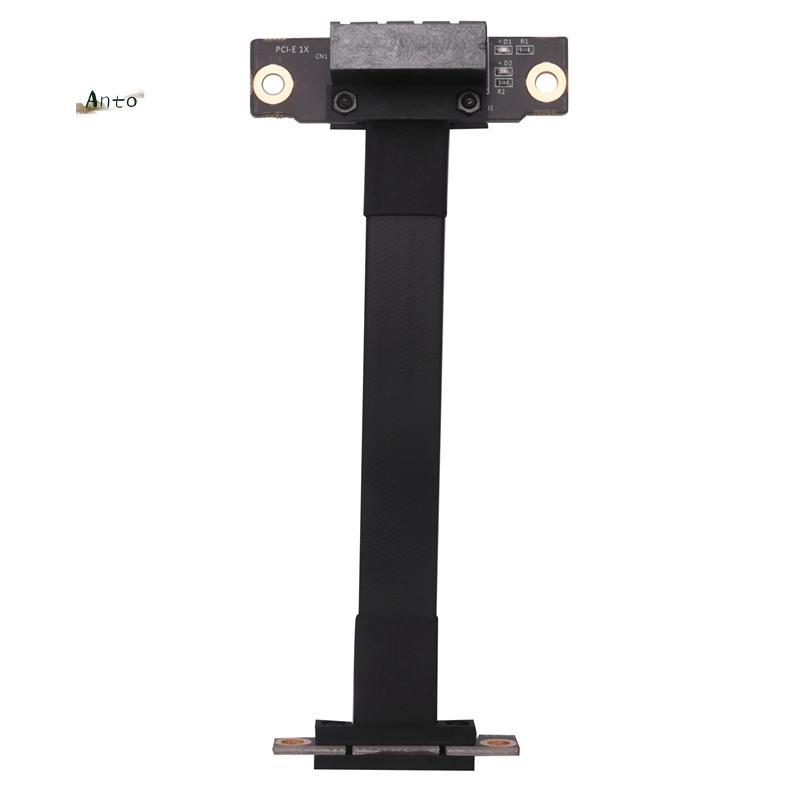 Cáp nâng PCIE X1 Dual 90 độ Góc phải PCIe 3.0 X1 sang X1 Cáp nối dài 8Gbps PCI Express 1X Riser Card