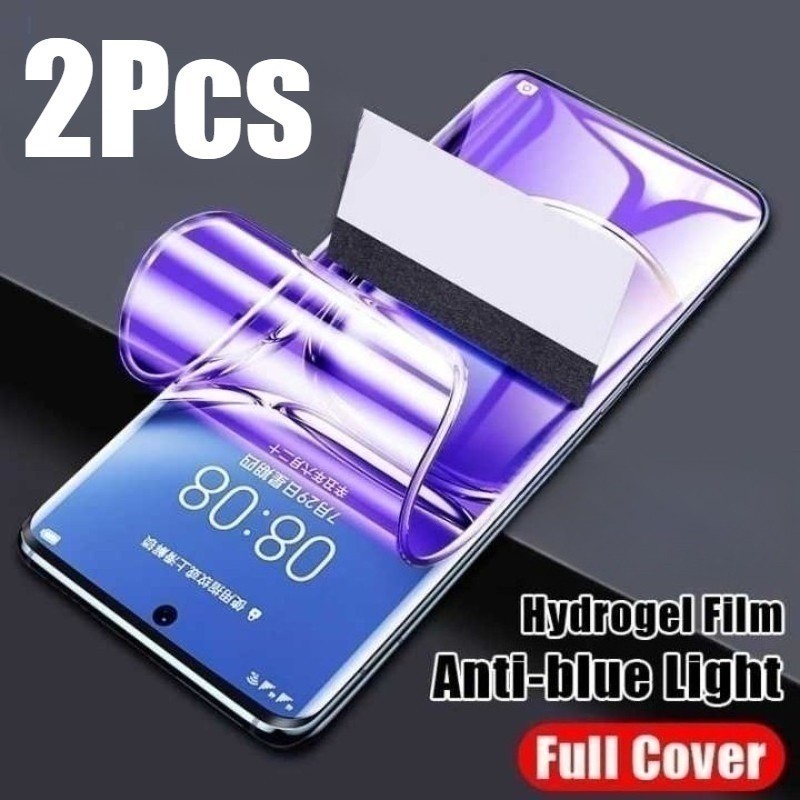 2 Bộ Phim Hydrogel Mềm Chống Ánh Sáng Xanh Cho Oukitel G1 P1 WP200 WP210 WP23 WP28 WP33 WP35 WP50 WP