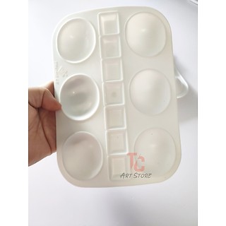 Khay pha màu 13 Lỗ ( Lỗ Lớn 5cm ) 14x19cm