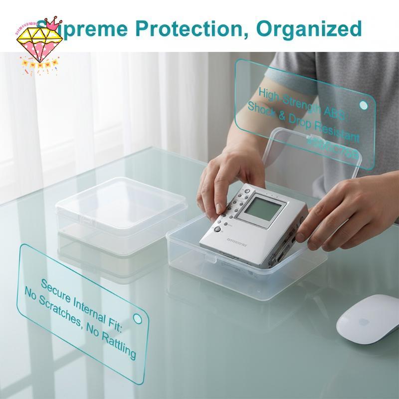 [DIAMONDWIND] Hộp đựng chống nước thân thiện với môi trường cho máy nghe nhạc mini MD Walkman Vỏ nhự