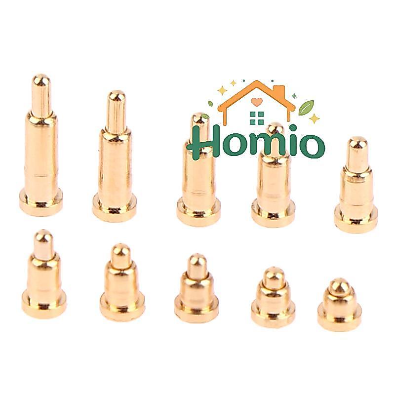 10 Cái SMT Pogo Pin Kết Nối Pin Lò Xo Tải Thử Nghiệm 2-7MM PCB Pogopin