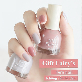 (SALE SIÊU SOC) Sơn thường Gift Fairy's - Sơn thường hữu cơ không chất độc hại - Sơn móng thường tự khô không cần hơ máy
