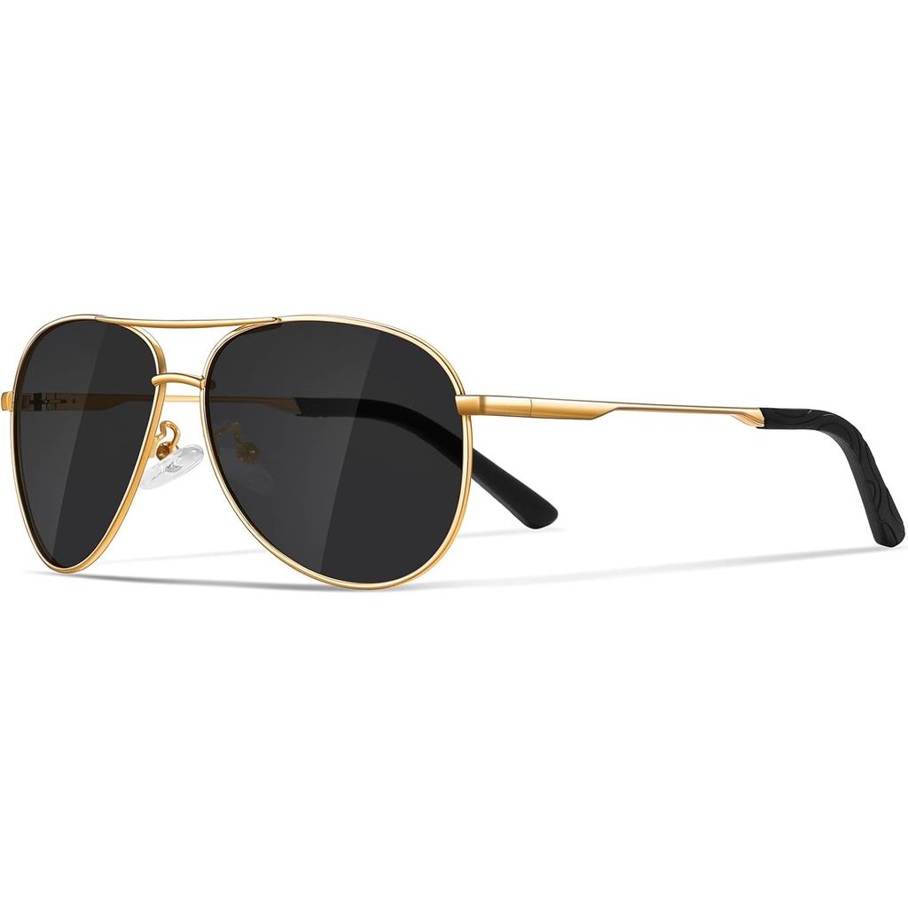 Sunglasses Men Polarized Aviator Sunglasses for Men Women Fishing Driving Sun glasses Metal Frame UV