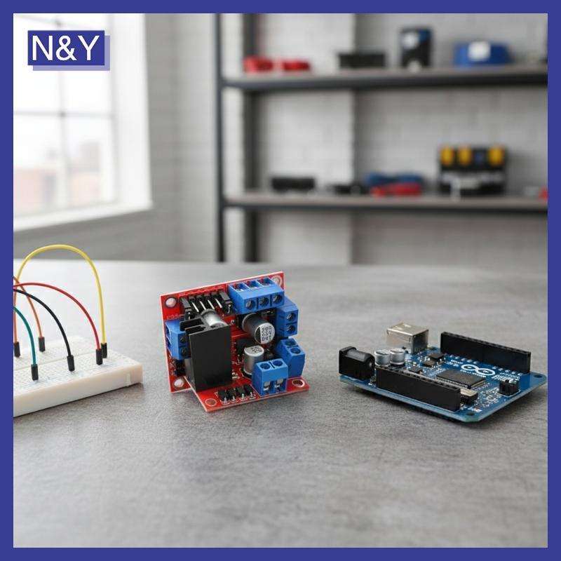 Mô-đun điều khiển động cơ N & Y L298N DC & Stepper Motor Driver cho Robot ô tô thông minh.