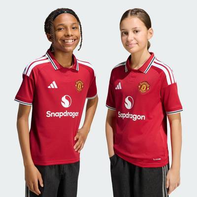 adidas Bóng đá Áo Đấu Sân Nhà Manchester United 26/27 Cho Bé Trẻ em Đỏ KC4796
