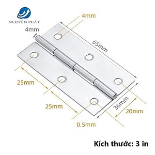 BẢN LỀ LÁ INOX MINI