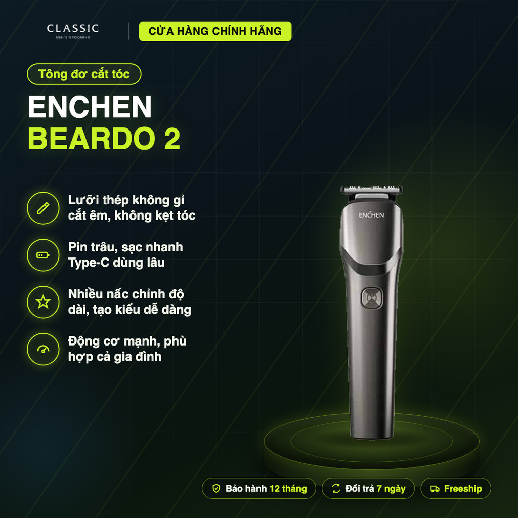 Tông đơ cắt tóc Enchen Beardo 2
