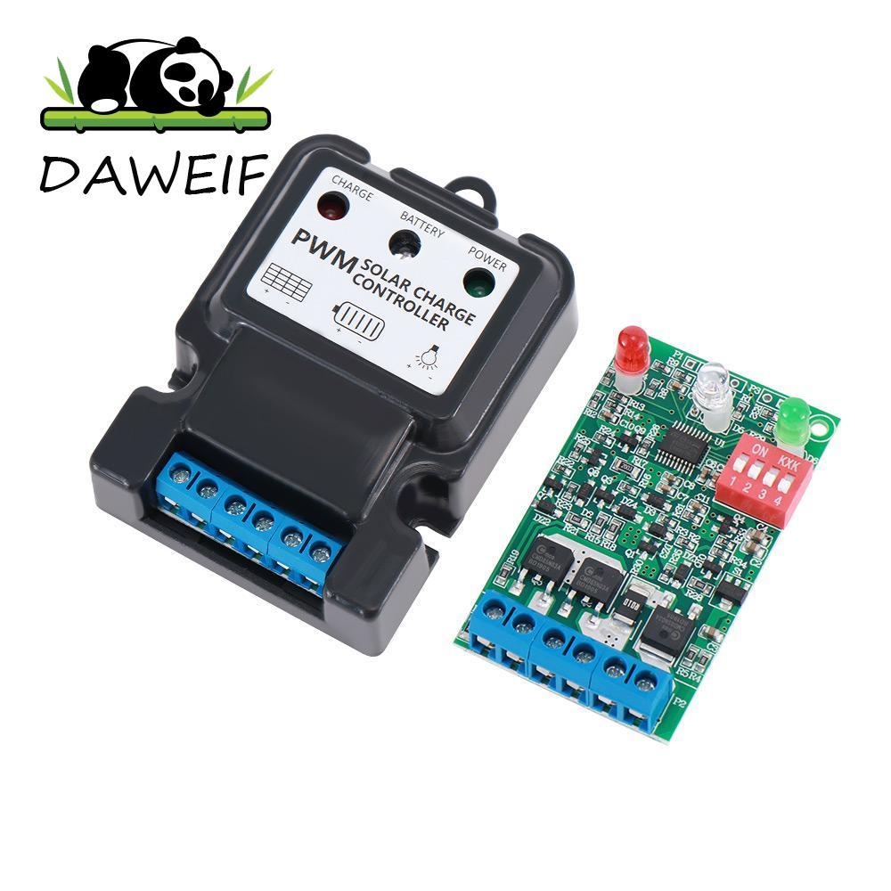 Bộ sạc pin DAWEIF 6V 12V 10A Bền hữu ích Cải tiến tại nhà Bộ điều chỉnh pin PWM