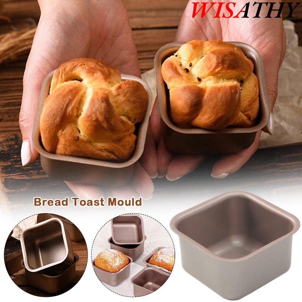 Khuôn Bánh WISHY, 3 Cái / bộ Khuôn Bánh Mì Nướng Bánh Mì Vuông, Cốc Mousse Chống Dính Đa Năng DIY Ki