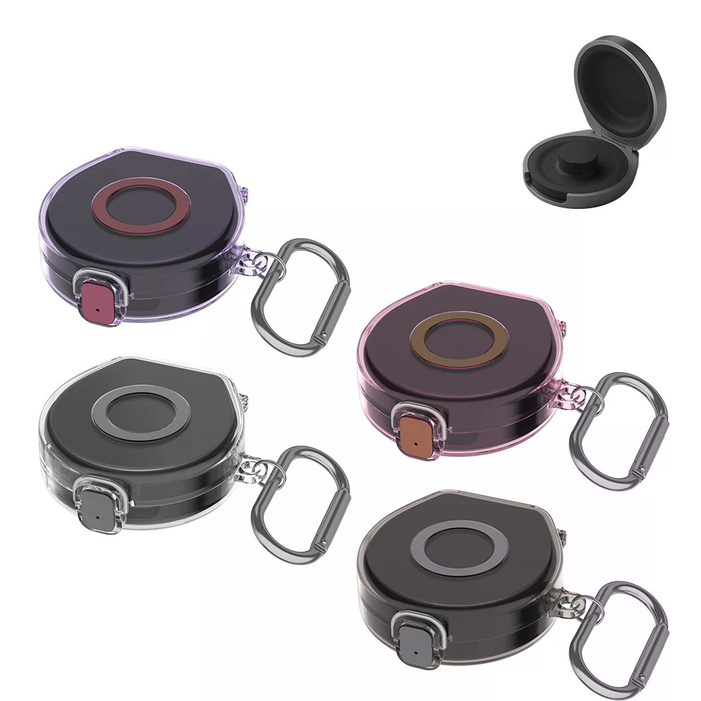 Khóa an toàn Vỏ TPU cho Bộ sạc Oura Ring 5, Vỏ bảo vệ di động cho Bộ sạc Oura Ring Gen 4 với Carabin