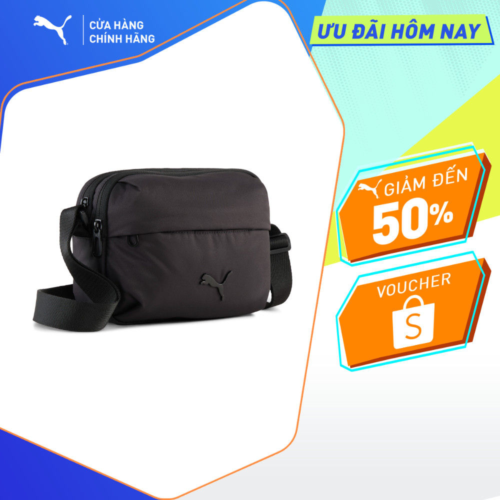 Túi Đeo Vai PUMA Unisex ESSENTIALS Crossbody Bag Black Màu Đen