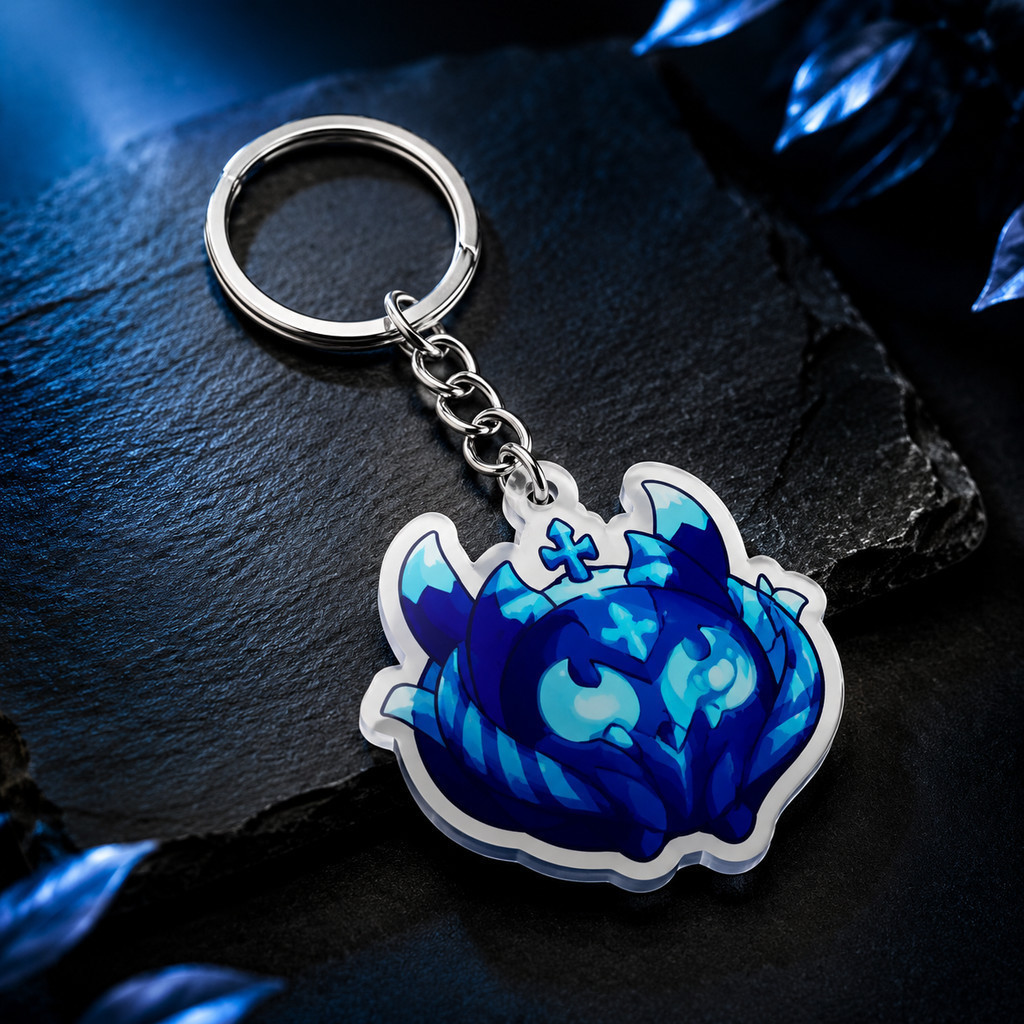 ganci akrilik Blox Fruits Kitsune / keychain gantungan kunci Kitsune Blox Fruits / Blox Fruits NANG 