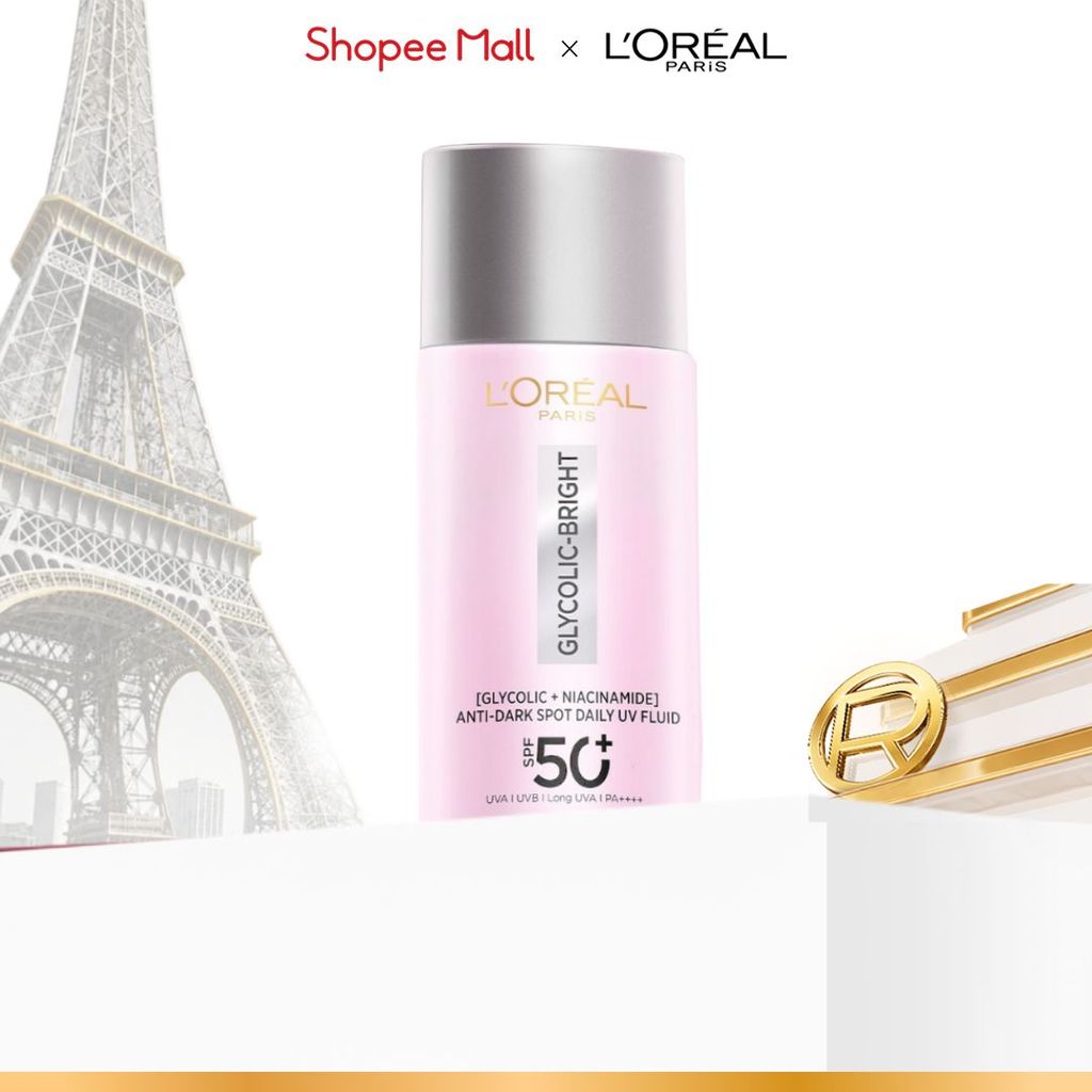 Sữa chống nắng phổ rộng mỏng nhẹ bảo vệ da và dưỡng sáng mờ thâm nám Glycolic Bright Anti-Dark Spot 