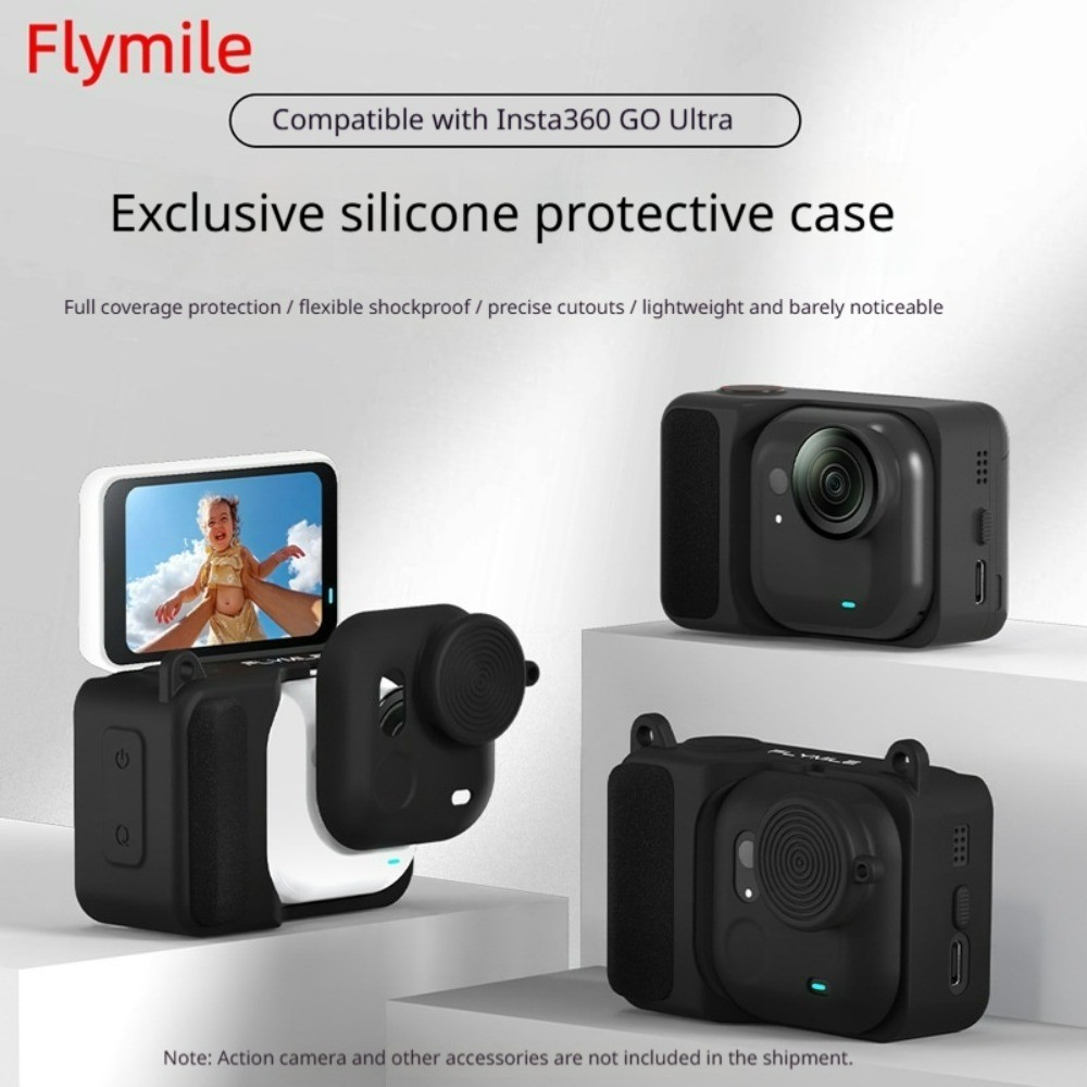 Thích hợp cho YingShi Insta360 Go Ultra Silicone Case Camera thể thao Vỏ ống kính chống bụi