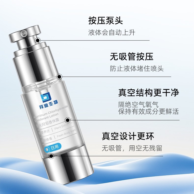 Preferred#Baidi Bio Antiperspirant Spray for Eliminating Underarm Odor, Four-Fluoride Aluminum-Zirco